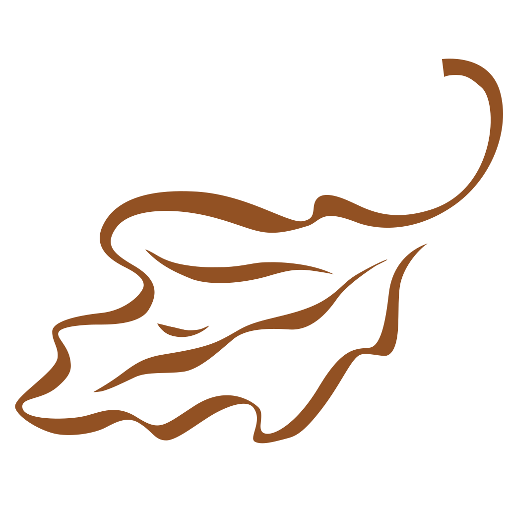 Indian Creek Nature Center leaf emblem